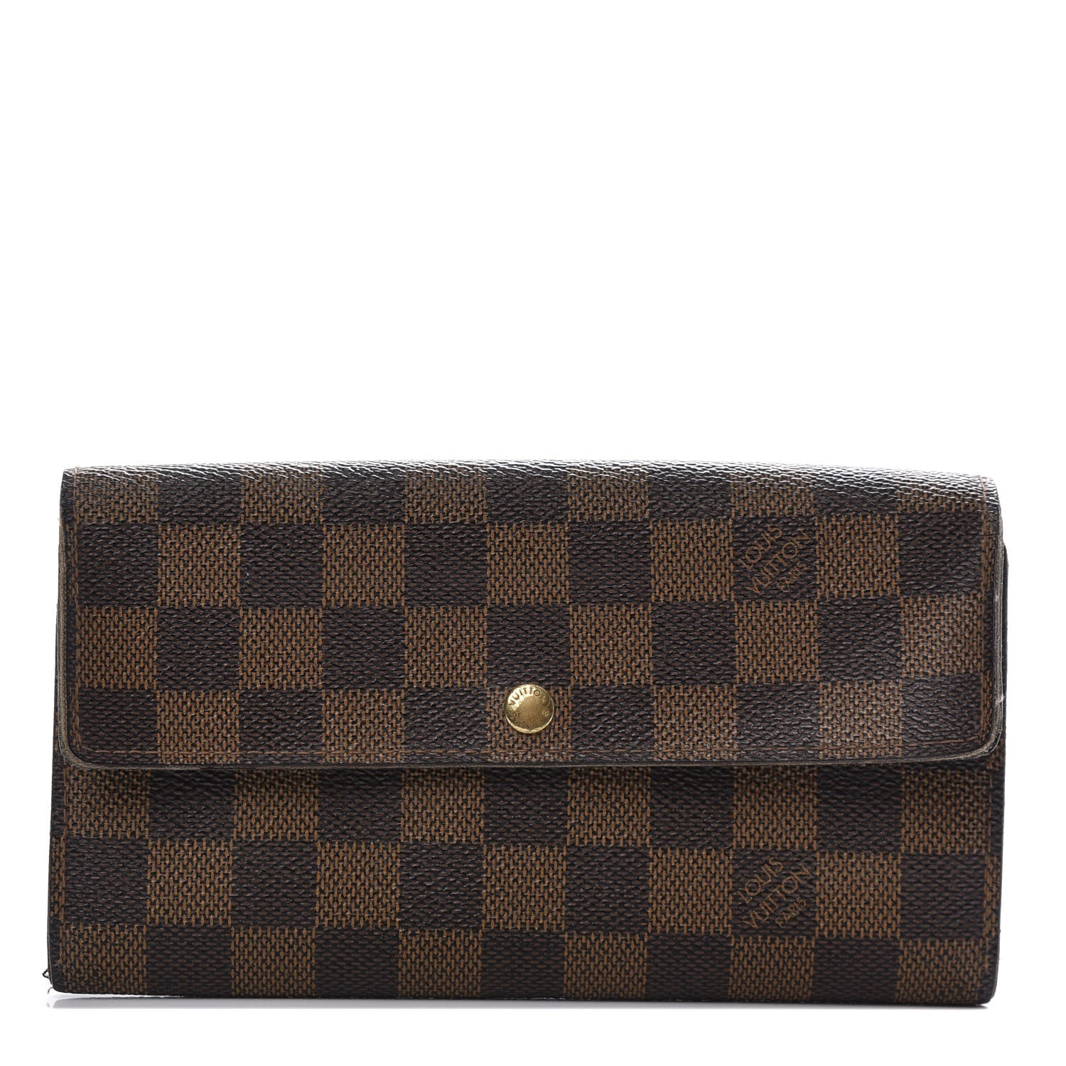 Louis Vuitton Damier Ebene Sarah Wallet 1 of 13