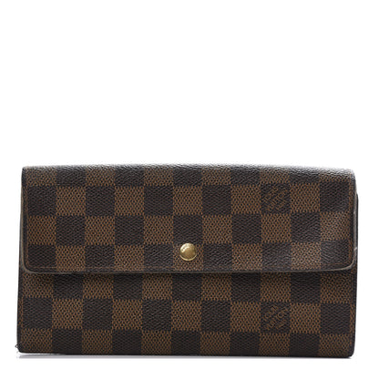 Louis Vuitton Damier Ebene Sarah Wallet 1 of 13