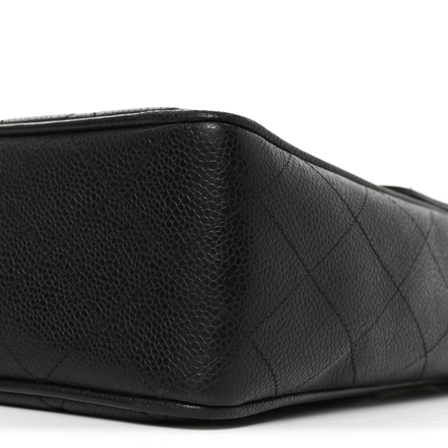 Caviar Quilted XL Jumbo Single Flap Black