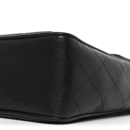 Chanel Caviar Quilted XL Jumbo Single Flap Black 9 of 10