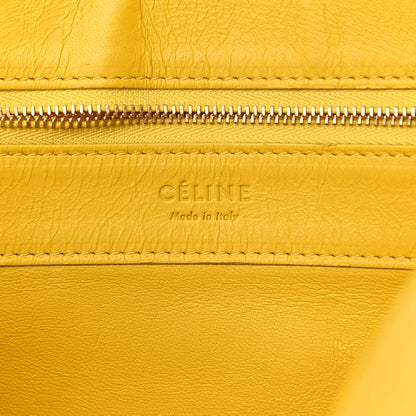 Celine Lambskin Horizontal Cabas Sun Yellow 6 of 7