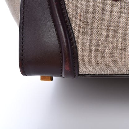 Celine Calfskin Linen Mini Tri-Color Luggage 14 of 17