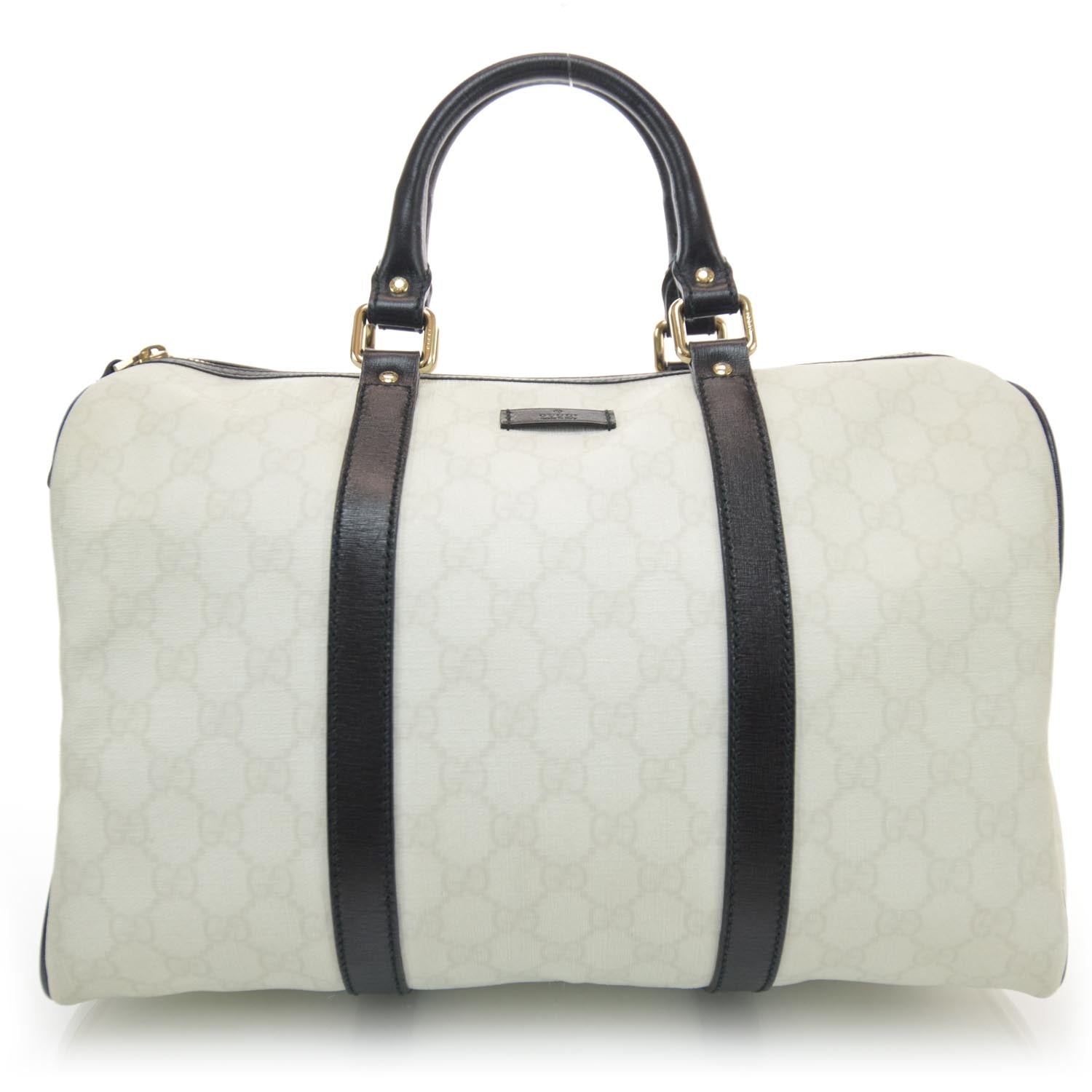 Gucci Monogram Medium Joy Boston Black Trim 1 of 9