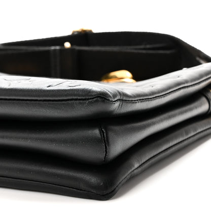 Louis Vuitton Lambskin Embossed Monogram Coussin MM Black 9 of 9