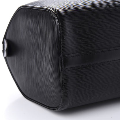 Louis Vuitton Epi Speedy 25 Black 6 of 14