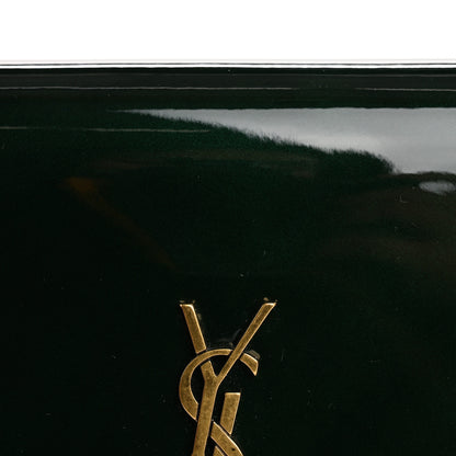 Saint Laurent Vernice Diamond Monogram Phone Holder Crossbody Fir Leaf 8 of 10
