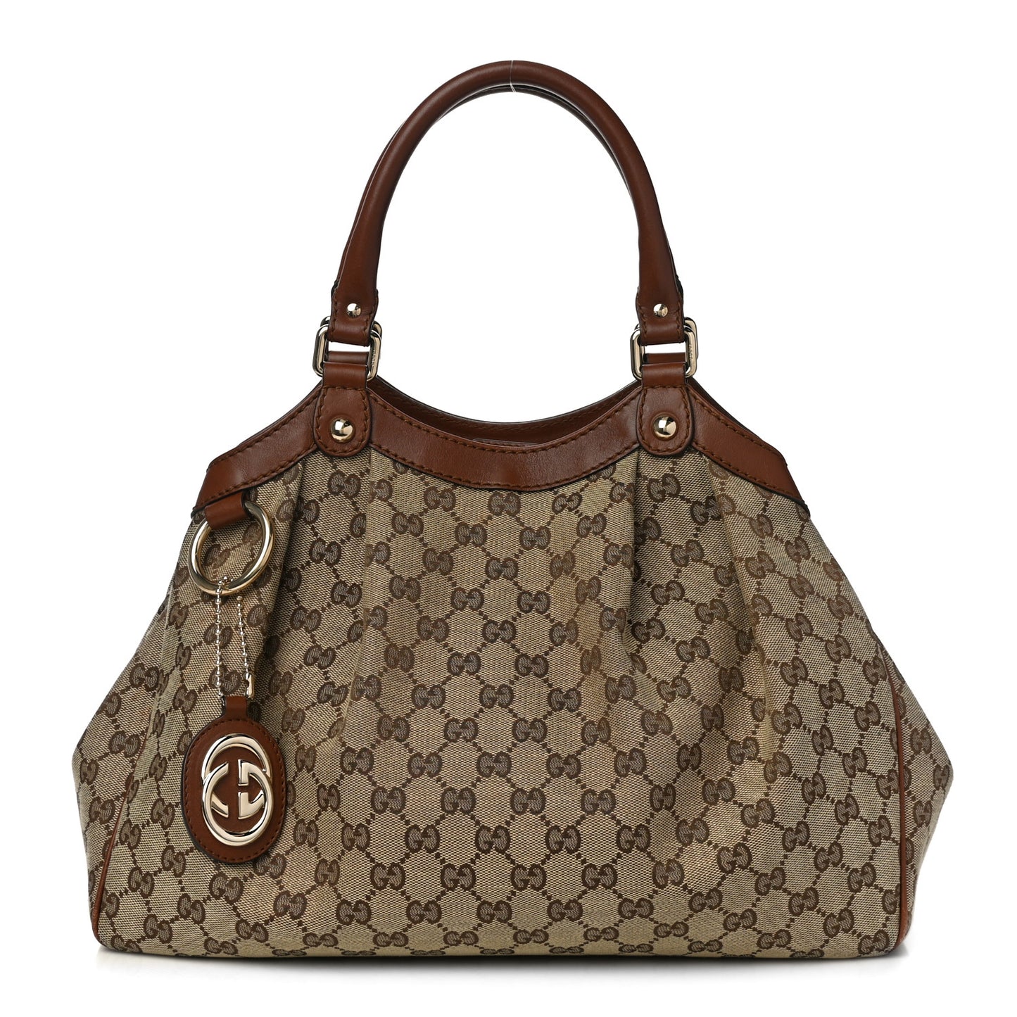 Monogram Medium Sukey Tote Brown