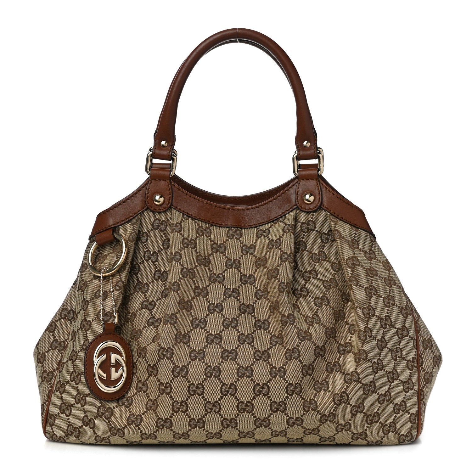 Gucci Monogram Medium Sukey Tote Brown 1 of 11