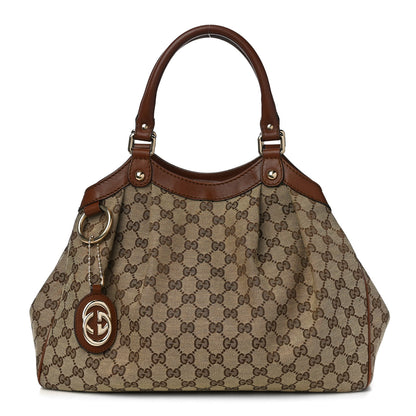 Gucci Monogram Medium Sukey Tote Brown 1 of 11