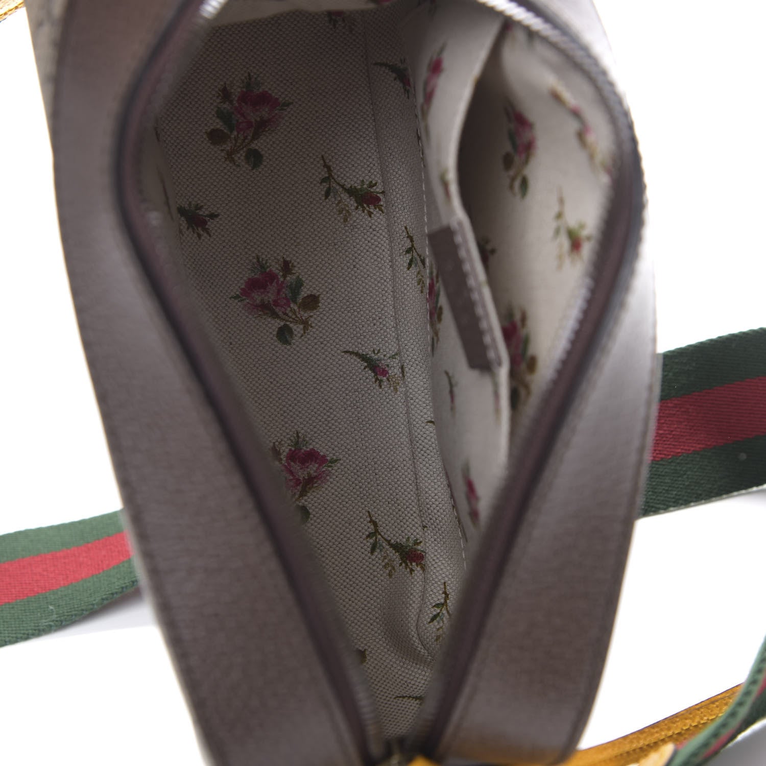 Gucci GG Supreme Monogram Web Neo Vintage Shoulder Bag Beige New Acero Crop 4 of 9