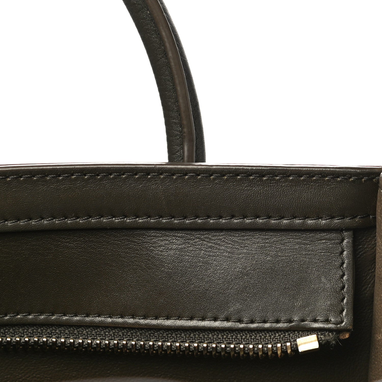 Celine Nubuck Smooth Calfskin Nano Tri-Color Luggage Chartreuse 13 of 20