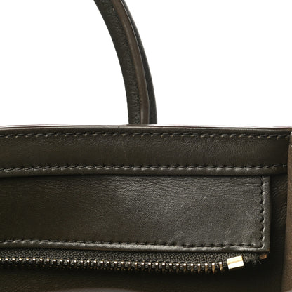 Celine Nubuck Smooth Calfskin Nano Tri-Color Luggage Chartreuse 13 of 20