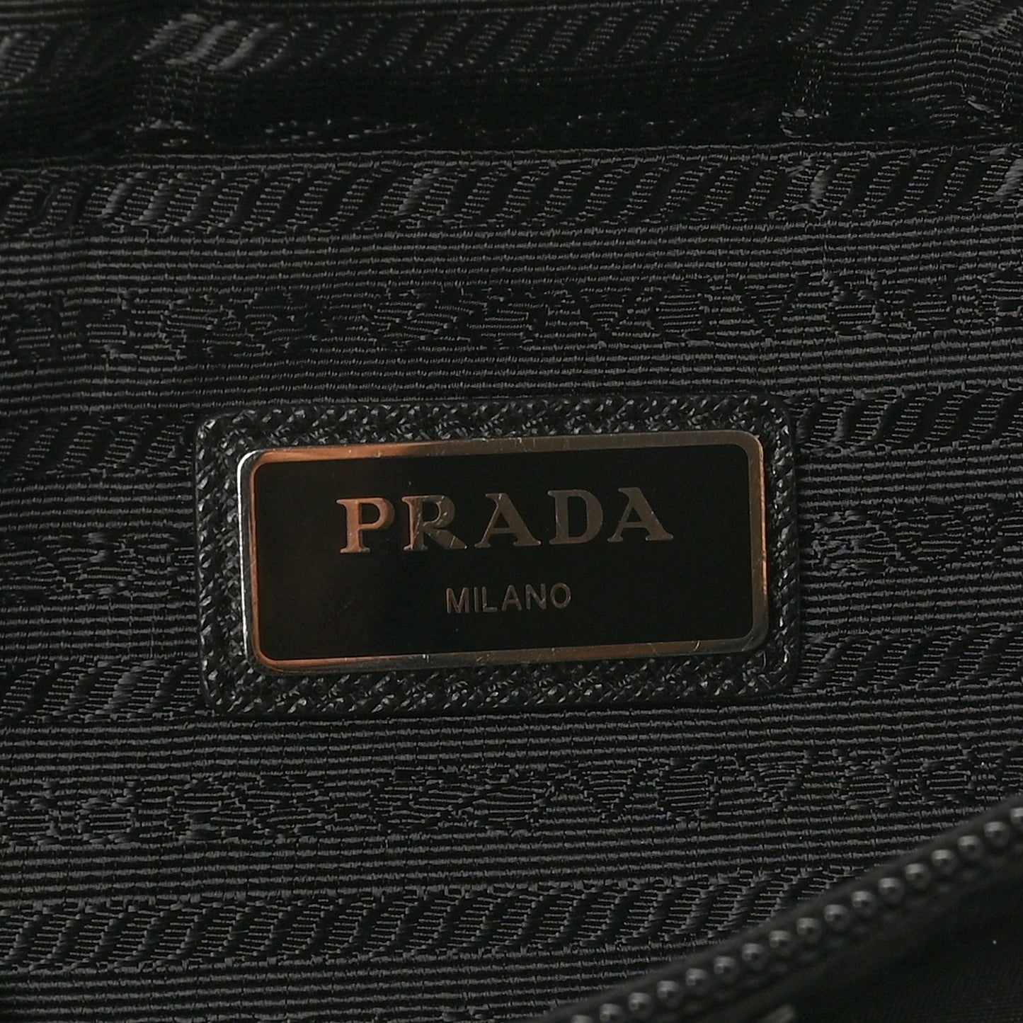 Tessuto Nylon Belt Bag Black