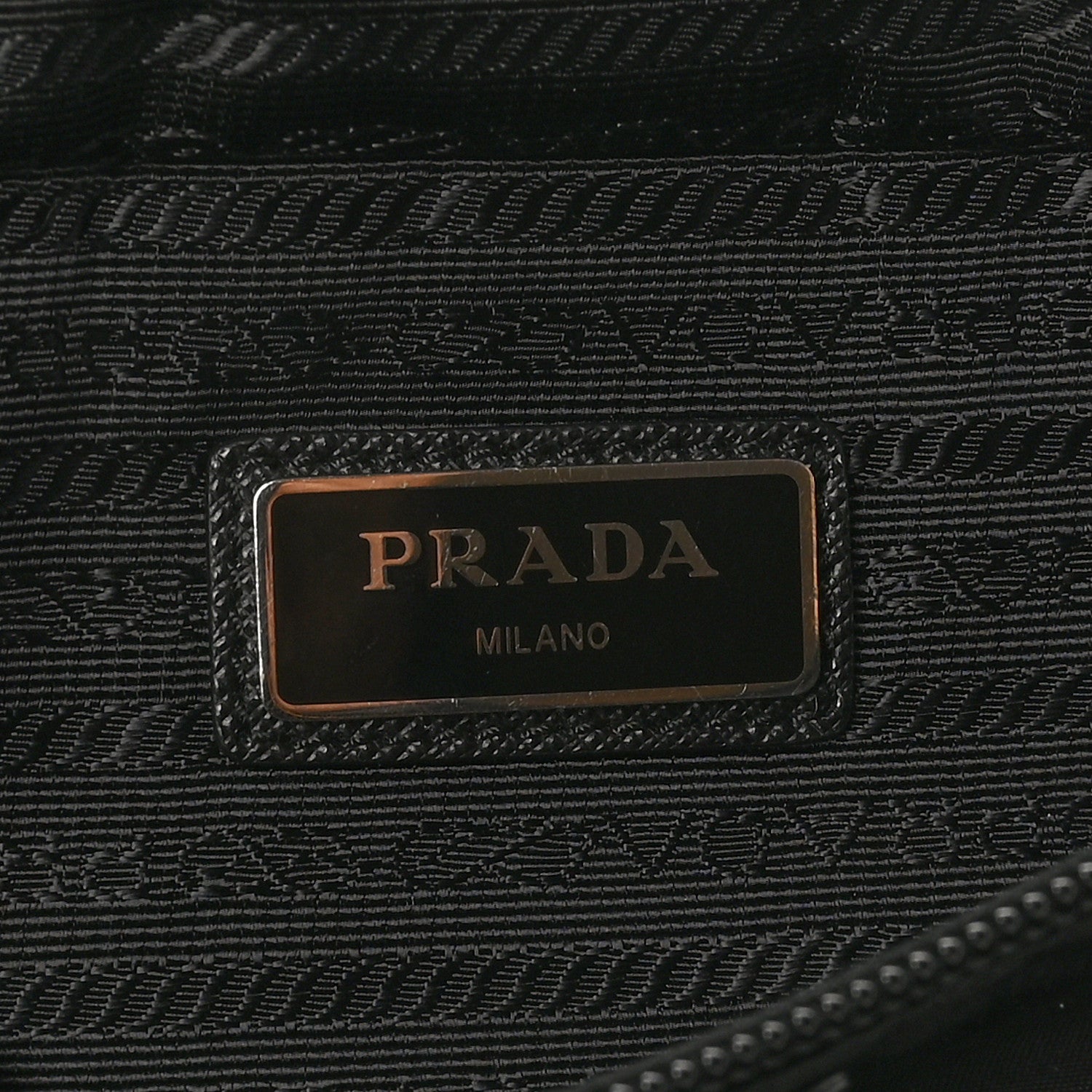 Prada Tessuto Nylon Belt Bag Black 6 of 9