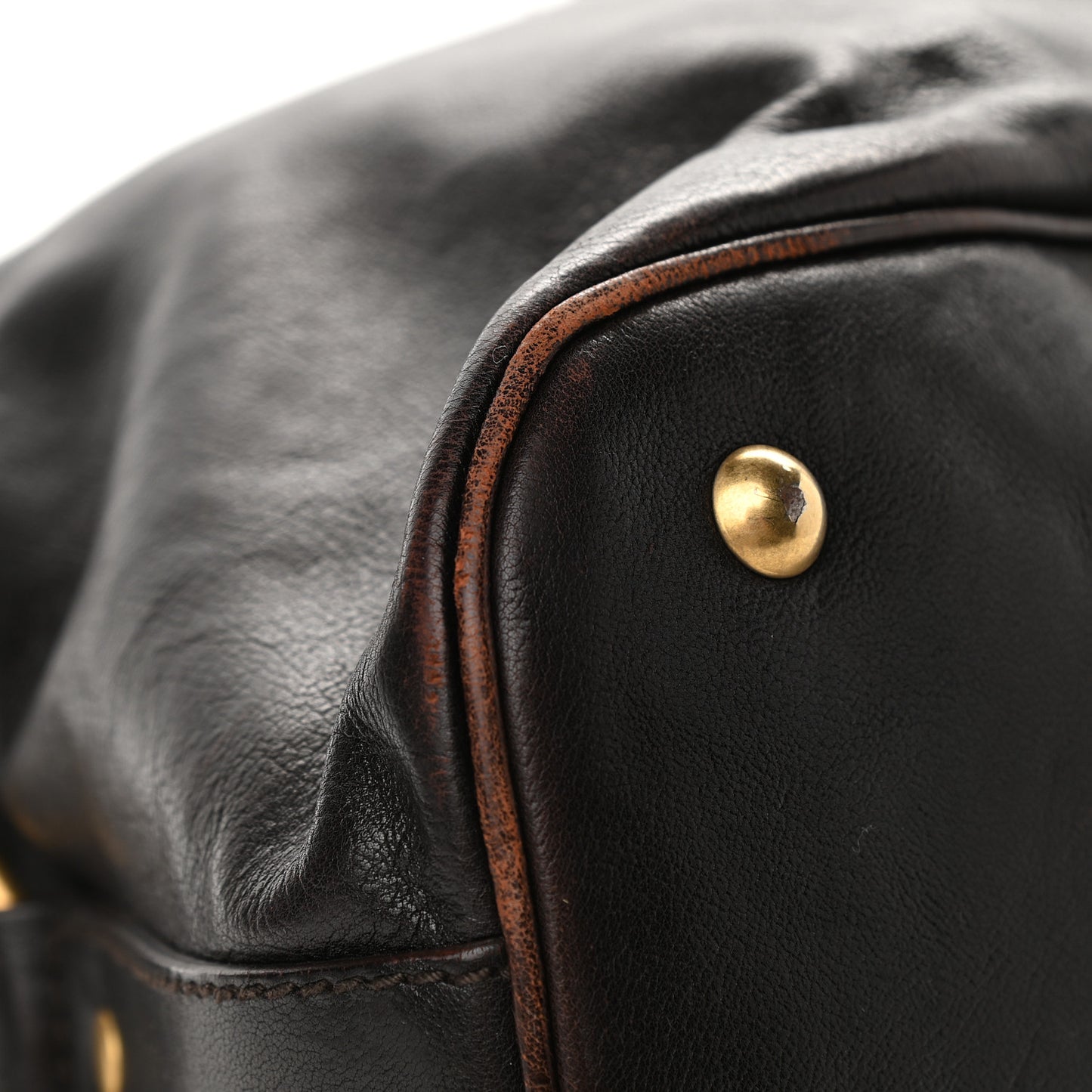 Calfskin Oversized Muse Brown