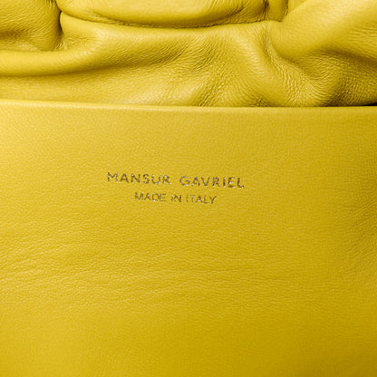 Mansur Gavriel Lambskin Cloud Clutch Pomelo 6 of 10