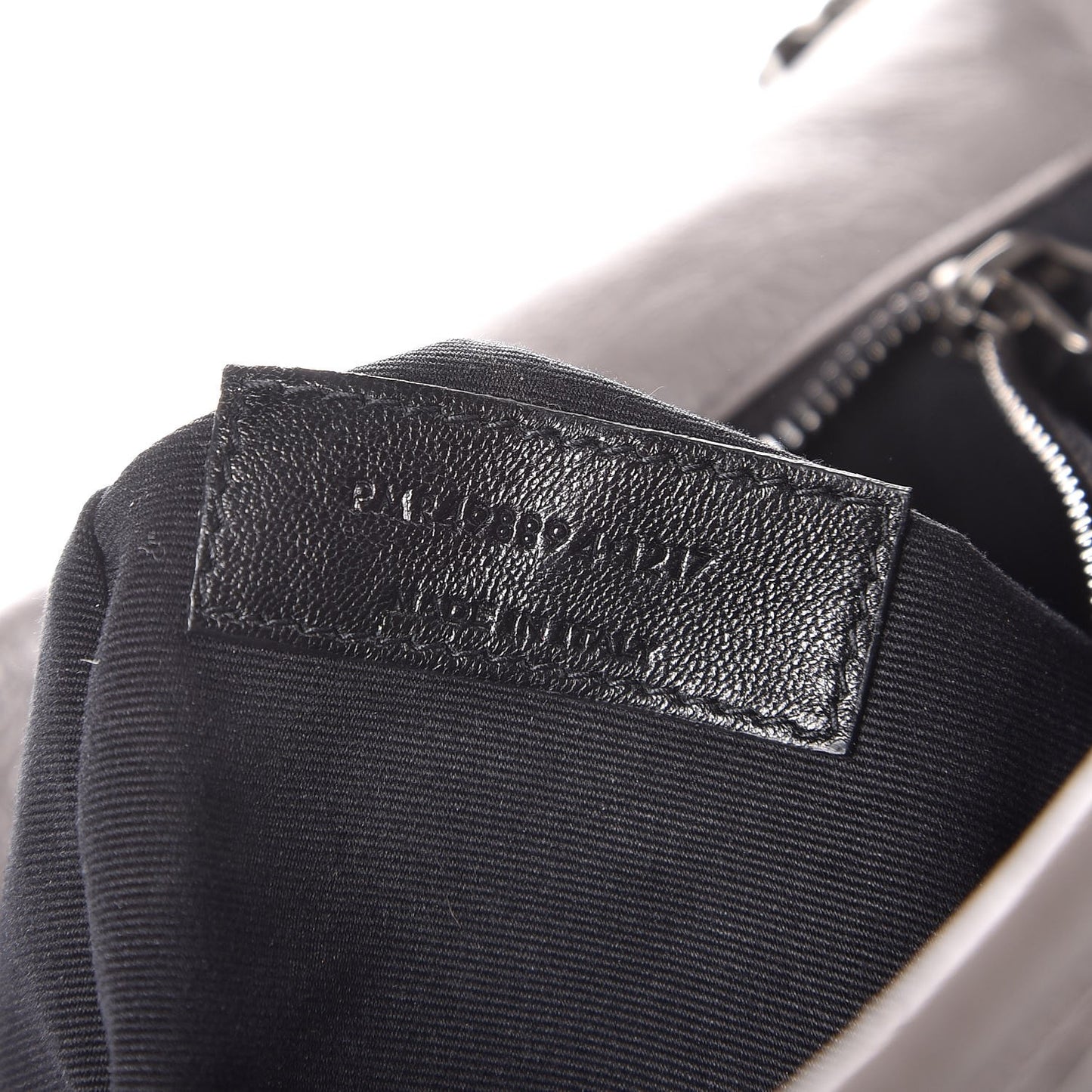 Crinkled Calfskin Matelasse Monogram Medium Niki Chain Satchel Fog