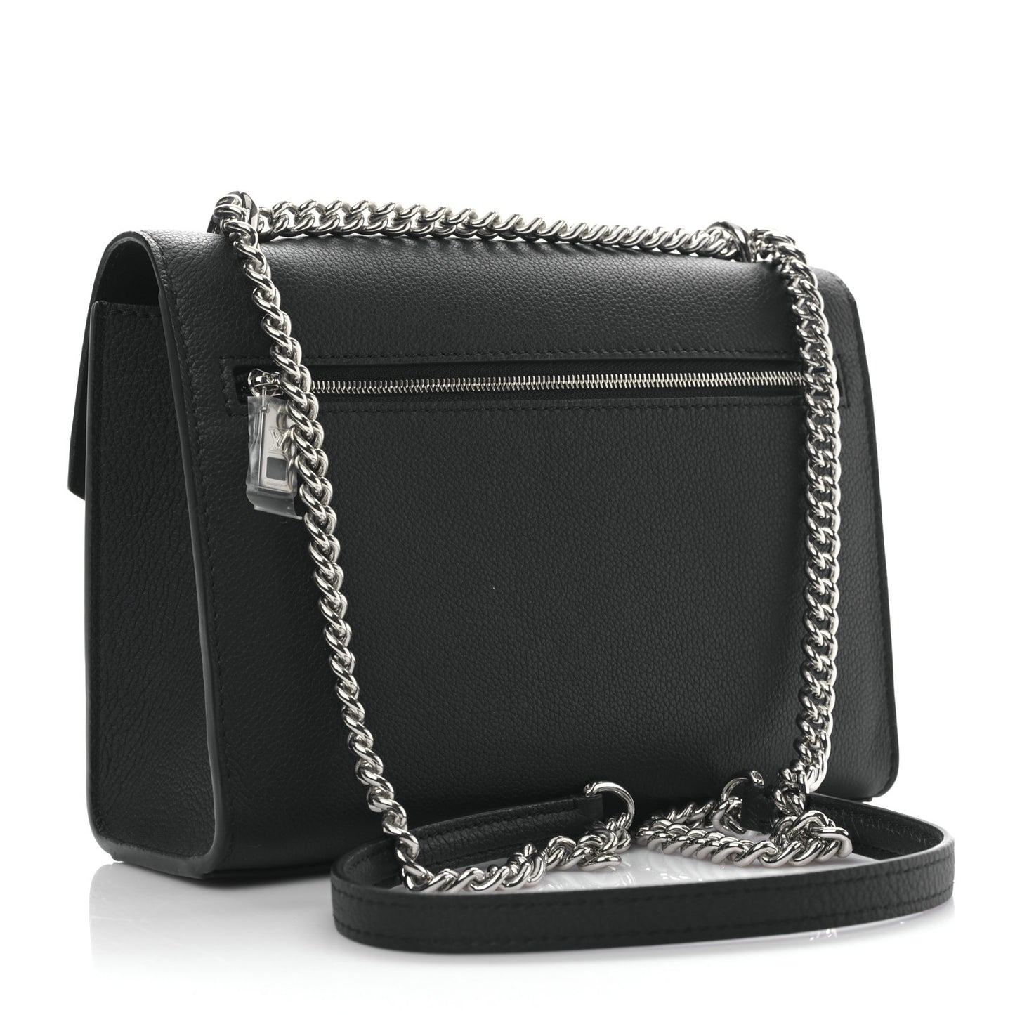 Soft Calfskin Mylockme Chain Bag BB Black