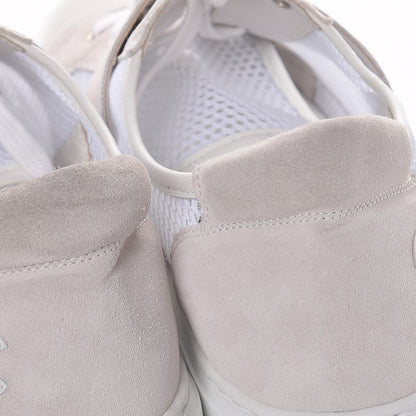 Chanel Fabric Mesh Suede Calfskin Sneakers 42 White 8 of 12
