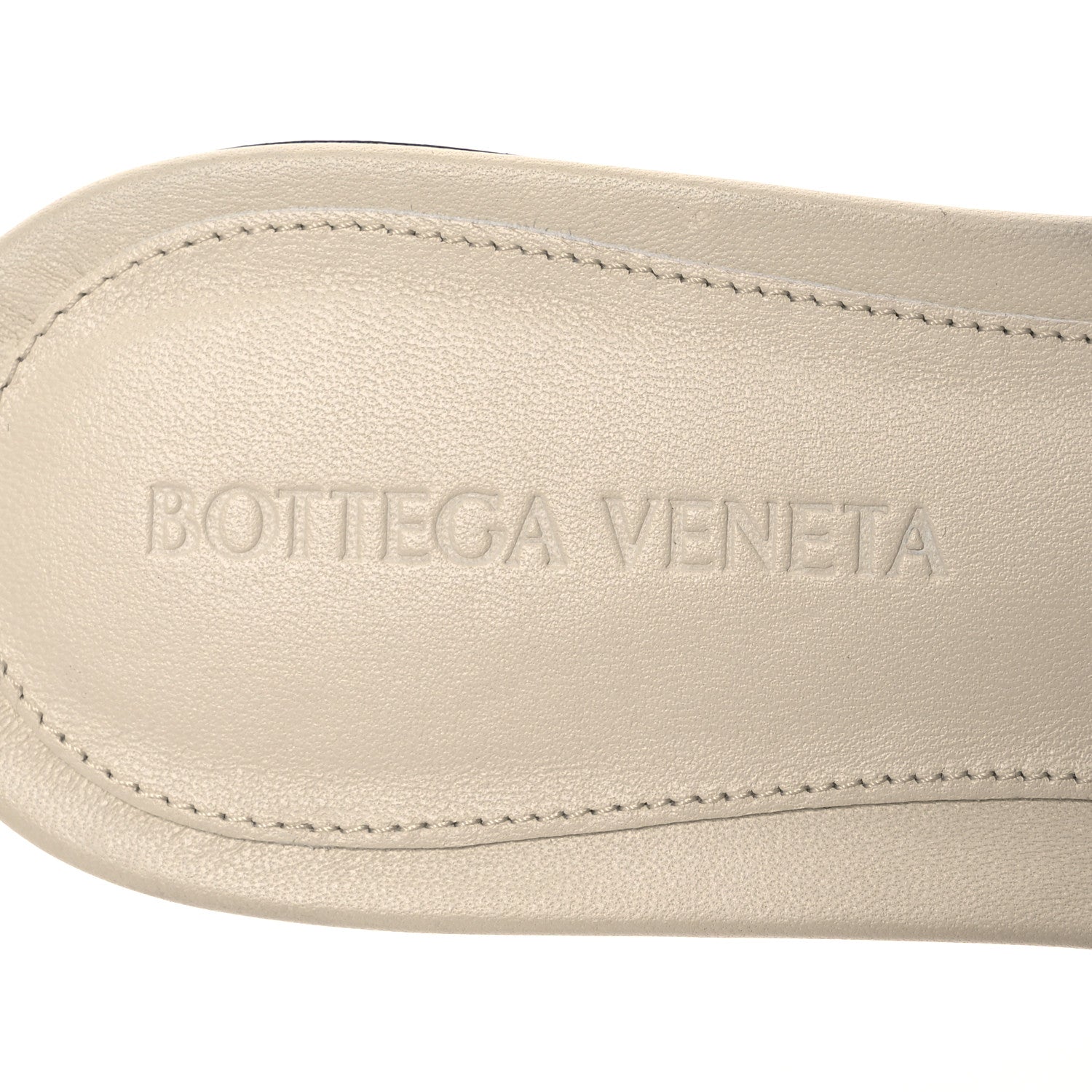 Bottega Veneta Nappa Maxi Intrecciato Lido Flat Sandals 37.5 Wax 8 of 11