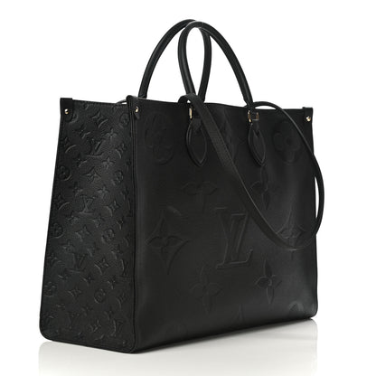 Louis Vuitton Empreinte Monogram Giant Onthego GM Black 3 of 10