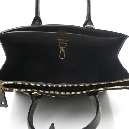 Louis Vuitton Taurillon City Steamer MM Gris 5 of 9