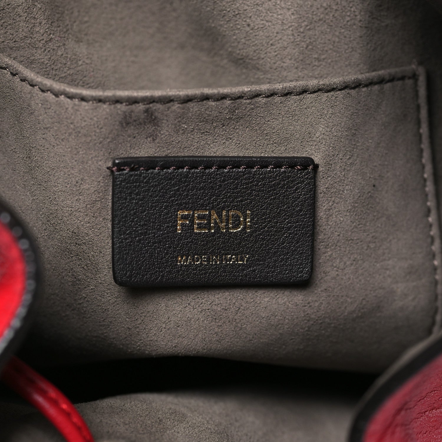 Fendi Vitello Grace Matte F is Fendi Grande Mon Tresor Bucket Bag Fragola 6 of 12