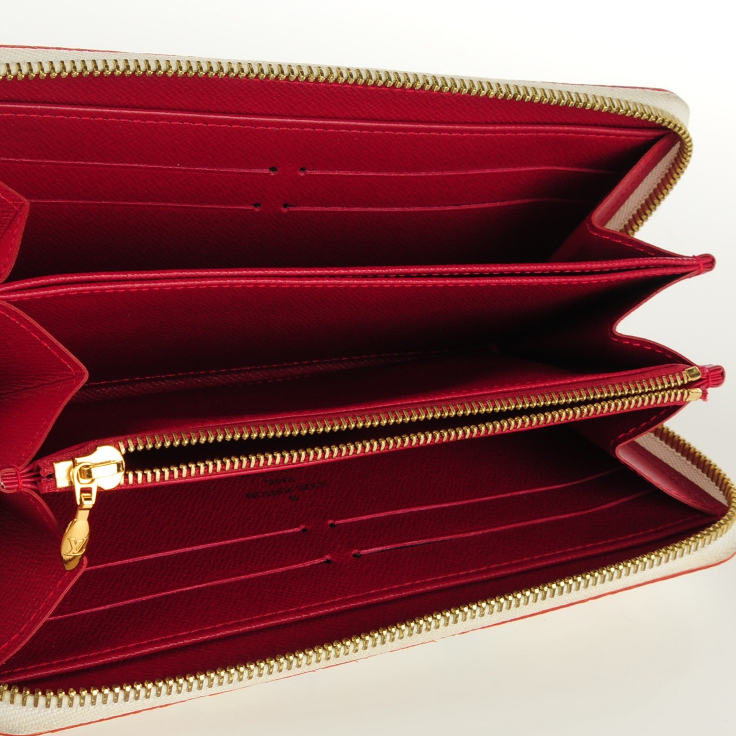 Louis Vuitton Monogram Multicolor Zippy Wallet White Litchi 5 of 7