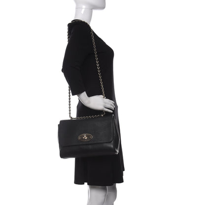 Mulberry Glossy Goatskin Medium Lily Black 2 of 14