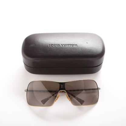 Louis Vuitton Conspiration Mask Sunglasses Z0196U Dore 7 of 7