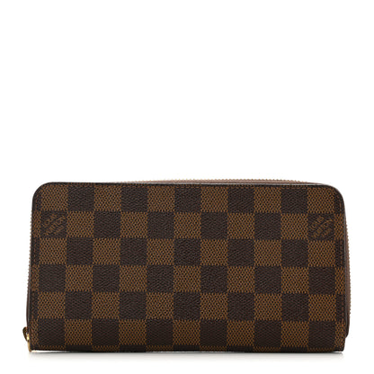 Louis Vuitton Damier Ebene Zippy Wallet Rose Ballerine 1 of 7