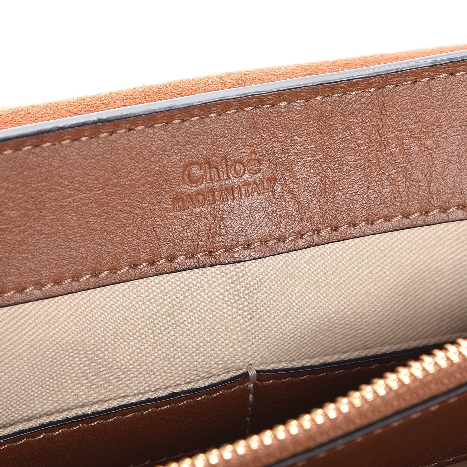 Chloe Calfskin Small Faye Day Shoulder Bag Tan 7 of 8