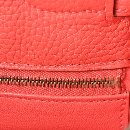Hermes Taurillon Clemence Kelly Retourne 28 Rose Jaipur 18 of 38