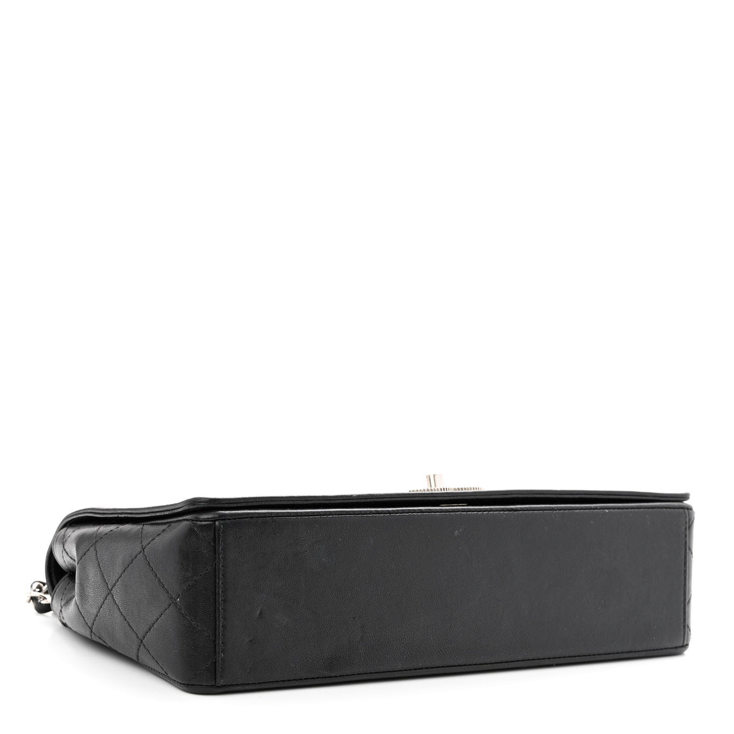 Sheepskin Quilted Vintage Mademoiselle Flap Black