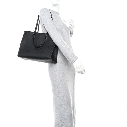 Louis Vuitton Empreinte Monogram Giant Onthego MM Black 2 of 10