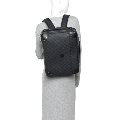 Gucci GG Supreme Monogram Briefcase Backpack Black Grey 2 of 13
