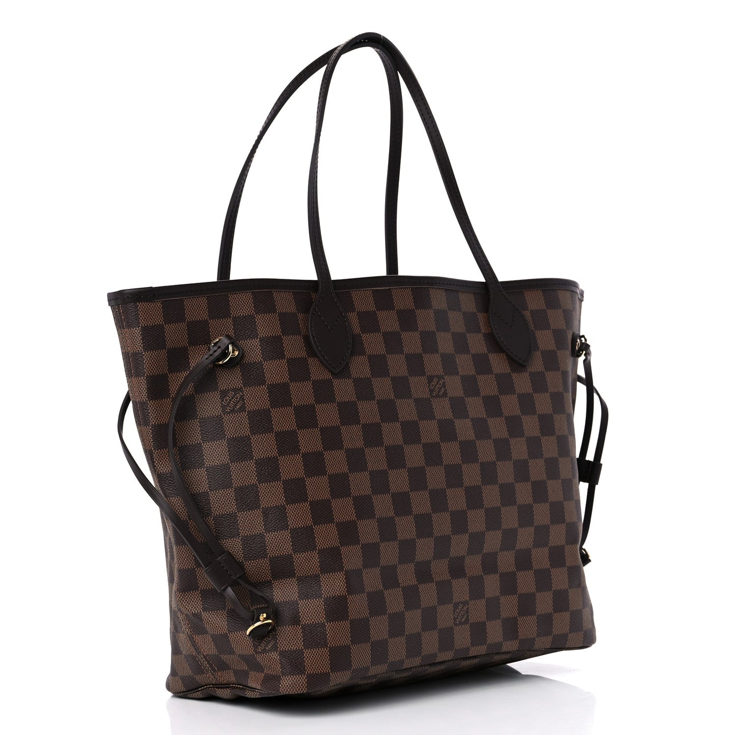 Damier Ebene Neo Neverfull MM Rose Ballerine