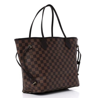 Louis Vuitton Damier Ebene Neo Neverfull MM Rose Ballerine 4 of 9