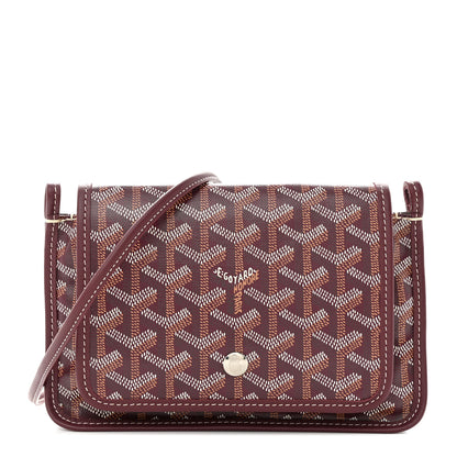 Goyard Goyardine Plumet Wallet Clutch Burgundy 1 of 12
