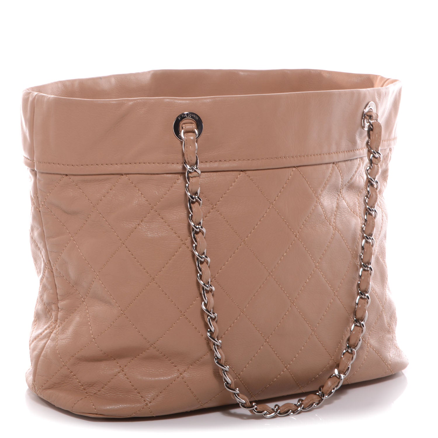 Chanel Calfskin Large Front Flap Tote Dark Beige 3 of 7