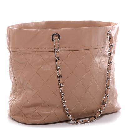 Chanel Calfskin Large Front Flap Tote Dark Beige 3 of 7