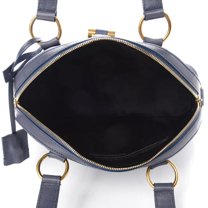Saint Laurent Calfskin Large Muse Blue 5 of 10