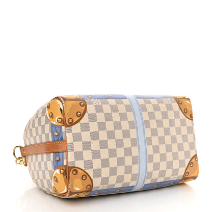 Louis Vuitton Damier Azur Summer Trunks Speedy Bandouliere 30 4 of 24
