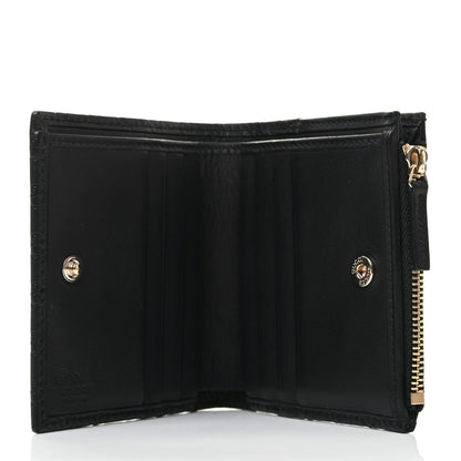 Gucci Microguccissima Snap Bi-Fold Wallet Black 5 of 7