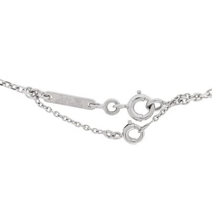 Cartier 18K White Gold Diamond Small Hearts and Symbols Pendant Necklace 3 of 3