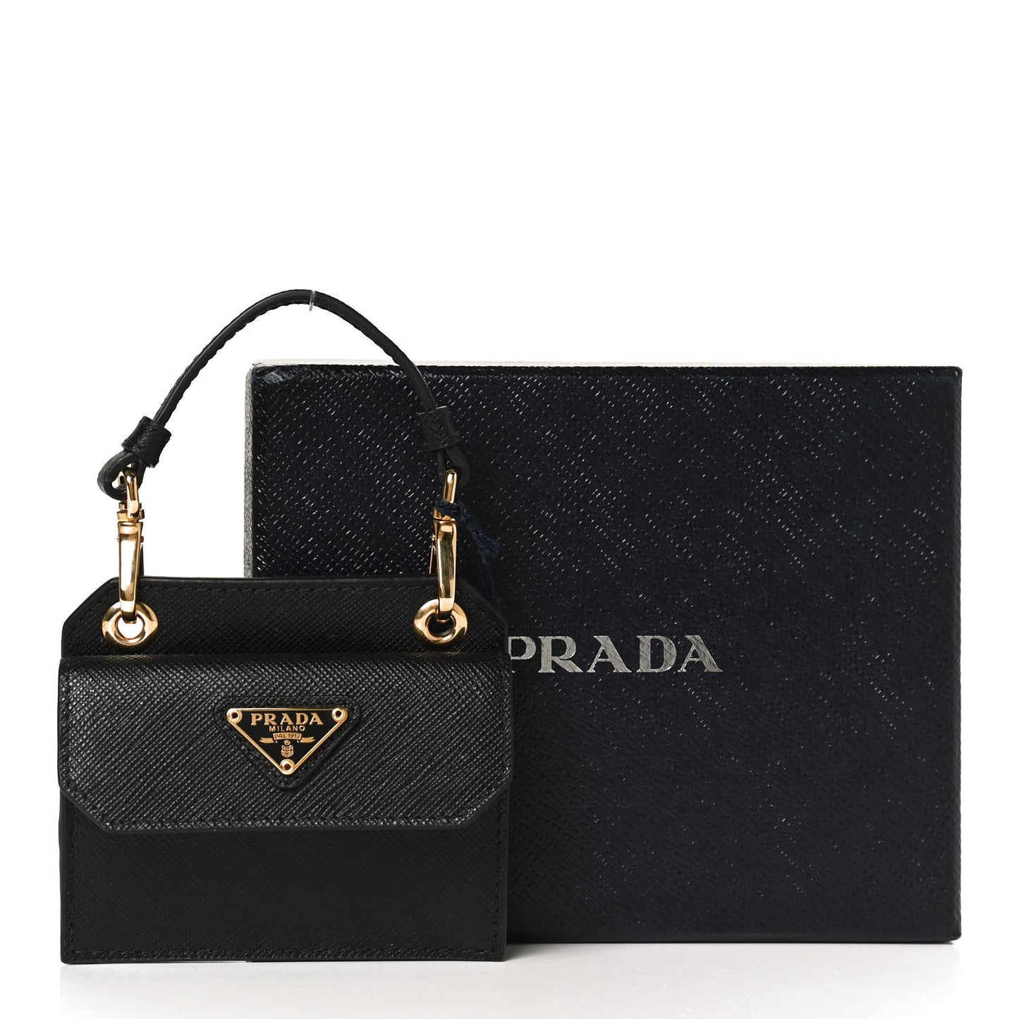Saffiano Card Holder Black
