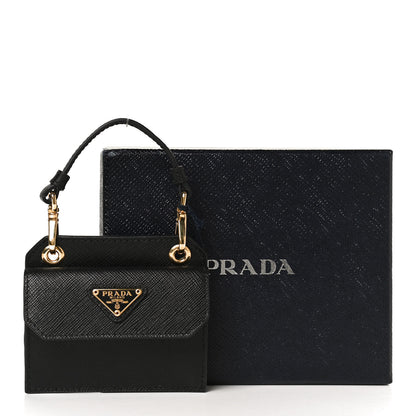 Prada Saffiano Card Holder Black 10 of 10