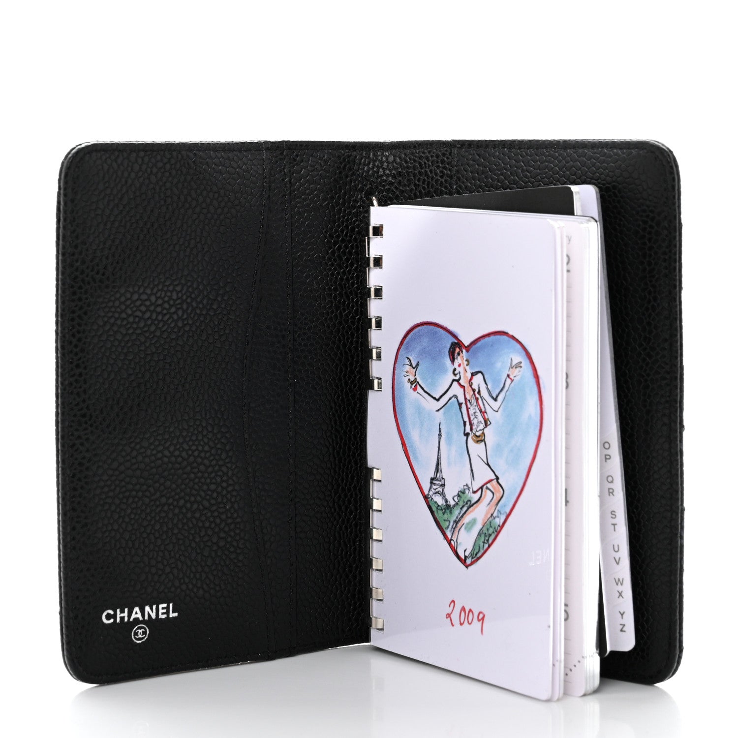 Chanel Caviar Quilted Agenda Cover Black 5 of 8
