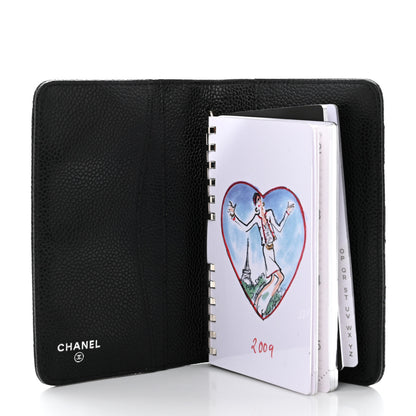 Chanel Caviar Quilted Agenda Cover Black 5 of 8