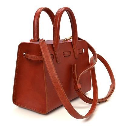 Mansur Gavriel Calfskin Mini Sun Bag Brandy 3 of 9